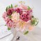 Rose Artificial Flower Combo – Pink Silk Roses with Stems for DIY Bridal Bouquets, Wedding Centerpieces, Table Arrangements, Party, Baby Shower & Home Décor (Champagne Pink)